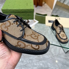 2023.Gucci весенняя и осенняя новинка – небольшие кожаные туфли с