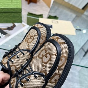 2023.Gucci весенняя и осенняя новинка – небольшие кожаные туфли с