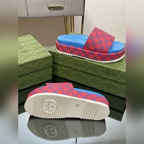 2023 Gucci весна-лето супер-двойная GG серия сандалии на толстой 
