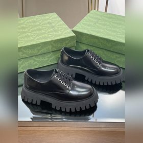 Gucci туфли на толстой подошве с ремешками для пар, оригинальная 