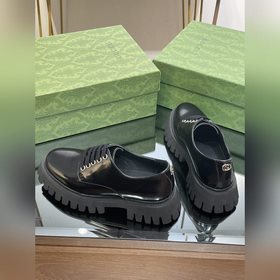 Gucci туфли на толстой подошве с ремешками для пар, оригинальная 