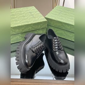 Gucci туфли на толстой подошве с ремешками для пар, оригинальная 