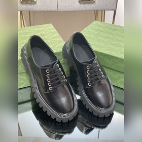 Gucci туфли на толстой подошве с ремешками для пар, оригинальная 