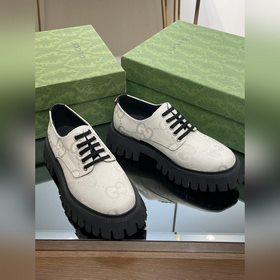 Оригинальные туфли Gucci на толстой подошве с ремешками для пар, 