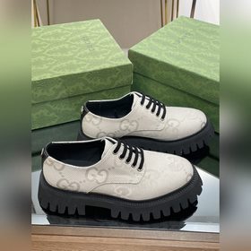 Оригинальные туфли Gucci на толстой подошве с ремешками для пар, 