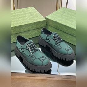 Оригинальные туфли Gucci на толстой подошве с ремешками для пар, 