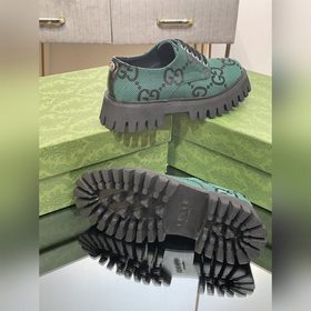 Оригинальные туфли Gucci на толстой подошве с ремешками для пар, 