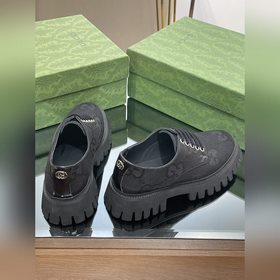 Оригинальные туфли Gucci на толстой подошве с ремешками для пар, 