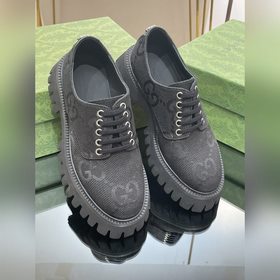 Оригинальные туфли Gucci на толстой подошве с ремешками для пар, 