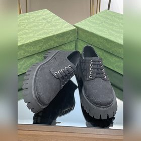 Оригинальные туфли Gucci на толстой подошве с ремешками для пар, 
