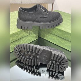 Оригинальные туфли Gucci на толстой подошве с ремешками для пар, 