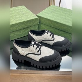Оригинальные туфли Gucci на толстой подошве с ремешками для пар, 