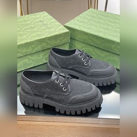 Оригинальные туфли Gucci на толстой подошве с ремешками для пар, 