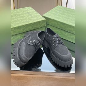 Оригинальные туфли Gucci на толстой подошве с ремешками для пар, 
