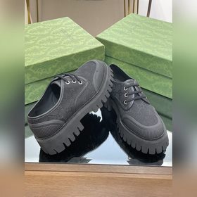 Оригинальные туфли Gucci на толстой подошве с ремешками для пар, 