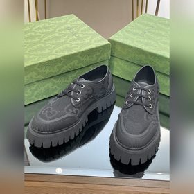 Оригинальные туфли Gucci на толстой подошве с ремешками для пар, 