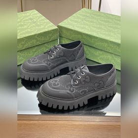 Оригинальные туфли Gucci на толстой подошве с ремешками для пар, 