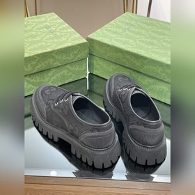 Оригинальные туфли Gucci на толстой подошве с ремешками для пар, 