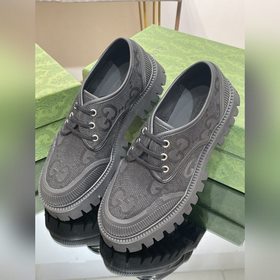 Оригинальные туфли Gucci на толстой подошве с ремешками для пар, 