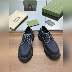 Оригинальные туфли Gucci на толстой подошве с ремешками для пар, 