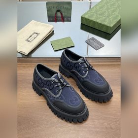 Оригинальные туфли Gucci на толстой подошве с ремешками для пар, 