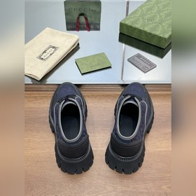 Оригинальные туфли Gucci на толстой подошве с ремешками для пар, 