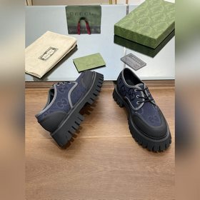 Оригинальные туфли Gucci на толстой подошве с ремешками для пар, 