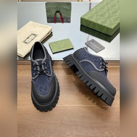 Оригинальные туфли Gucci на толстой подошве с ремешками для пар, 