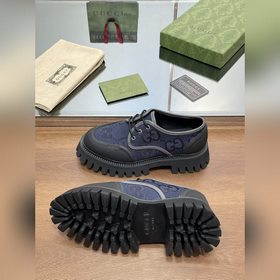 Оригинальные туфли Gucci на толстой подошве с ремешками для пар, 