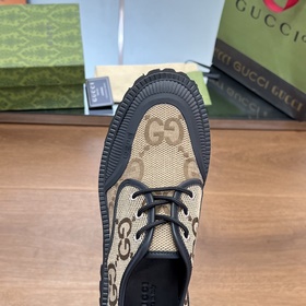 Gucci туфли на толстой подошве с ремешками для пар, оригинальная 