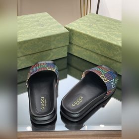 Новинка лета 2023 года от Gucci： высококачественные тапочки, 5D-в
