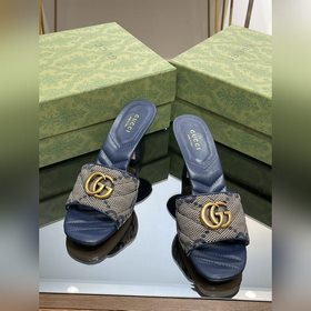Новые модели Gucci на лето 2023 года Женские тапочки с двойной п