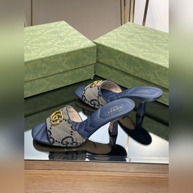 Новые модели Gucci на лето 2023 года Женские тапочки с двойной п