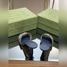 Новые модели Gucci на лето 2023 года Женские тапочки с двойной п