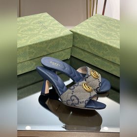 Новые модели Gucci на лето 2023 года Женские тапочки с двойной п