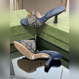Новые модели Gucci на лето 2023 года Женские тапочки с двойной п