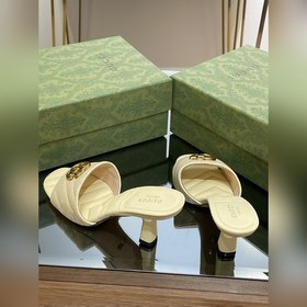 Новинки Gucci на лето 2023 года Женские тапочки с двойной пряжко