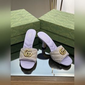 Новинки Gucci на лето 2023 года Женские тапочки с двойной пряжко