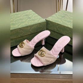 Новые модели Gucci на лето 2023 года Женские сандалии с двойной 
