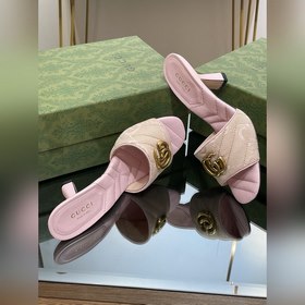 Новые модели Gucci на лето 2023 года Женские сандалии с двойной 