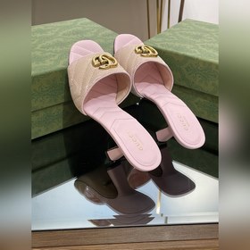 Новые модели Gucci на лето 2023 года Женские сандалии с двойной 