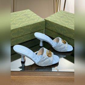 Новые модели Gucci на лето 2023 года Женские сандалии с двойной 