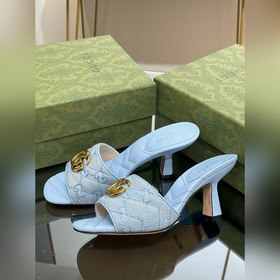 Новые модели Gucci на лето 2023 года Женские сандалии с двойной 