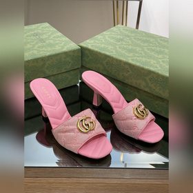 Новые модели Gucci на лето 2023 года Женские тапочки с двойной п