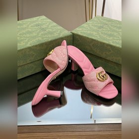 Новые модели Gucci на лето 2023 года Женские тапочки с двойной п