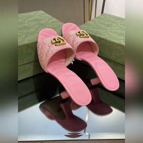 Новые модели Gucci на лето 2023 года Женские тапочки с двойной п