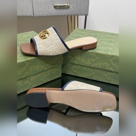 Новинка лета 2023 года — тапочки Gucci с двойной буквой G, 5D-выш
