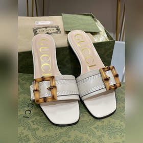 Gucci, последние тапочки с бамбуковой пряжкой, приобретенные в оф