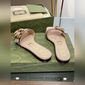 Gucci, последние тапочки с бамбуковой пряжкой, приобретенные в оф