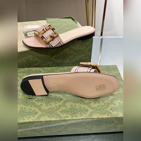 Gucci, последние тапочки с бамбуковой пряжкой, приобретенные в оф